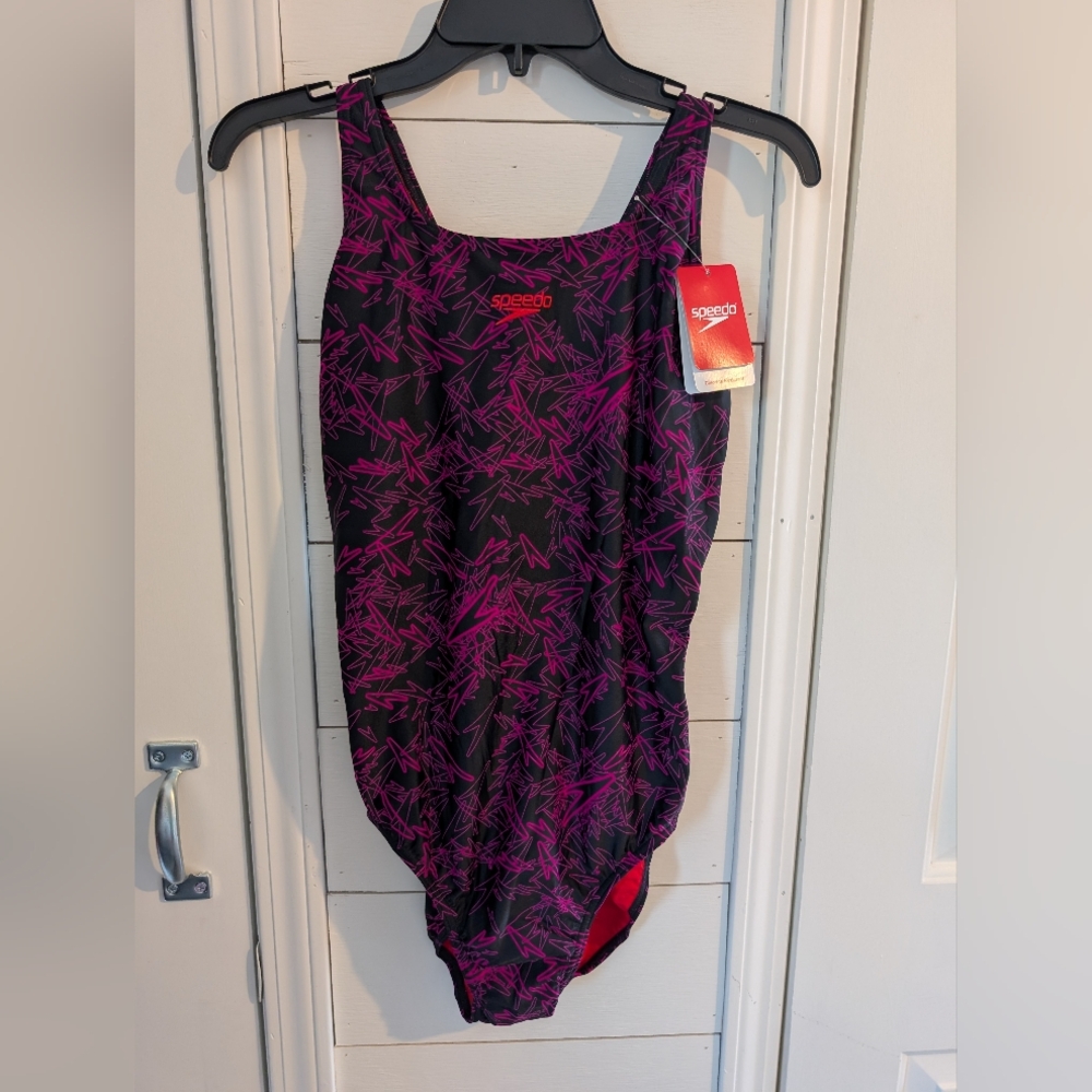 Speedo Boom All Over Muscleback Endurance Swimsuit